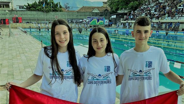 Atletas da APAV/SEDEC entre os 10 melhores do país, Eles integraram a seleção catarinense de natação
