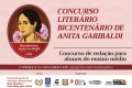 Bicentenário de Anita Garibaldi: vencedores de concurso literário serão premiados em Florianópolis