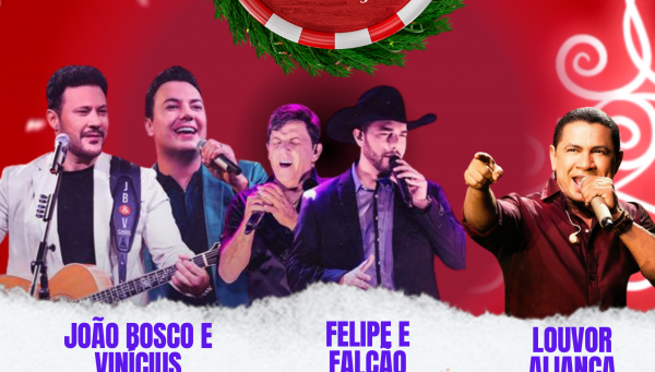 Natal Luz 2022 terá shows nacionais em Faxinal dos Guedes. Confira a programação!