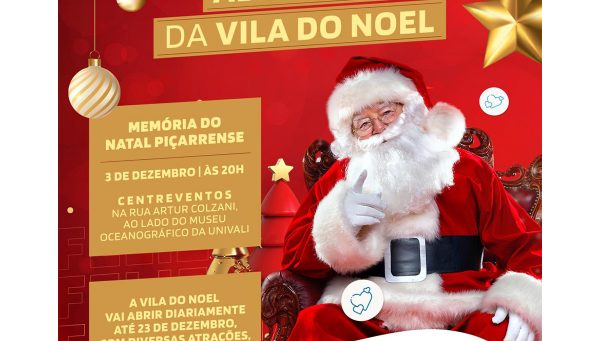 Turismo de Balneário Piçarras inaugura Vila do Noel neste sábado, 3