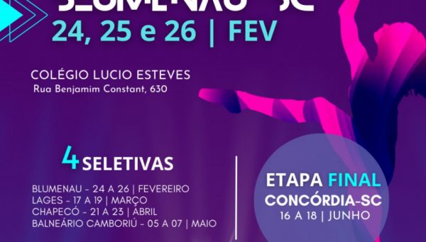Festival Catarinense de Dança recebe inscrições até dia 13