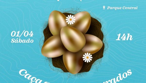 Caça aos Ovos Dourados acontece no dia 01 de abril em Timbó