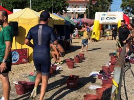 Aquathlon e maratona aquática de Balneário Piçarras recebem 450 competidores