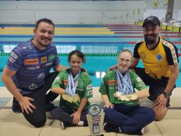 Paratletas de Blumenau somam 10 medalhas em Campeonato Brasileiro de Natação