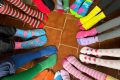 Meias coloridas: Escola Dom Bosco promove atividade lúdica no Dia da Síndrome de Down
