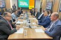 Em Brasília, governador em exercício trata de temas como educação, rodovias e habitação
