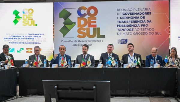 Em posse do Codesul, Jorginho Mello destaca integração das defesas civis para enfrentamento de emergências climáticas