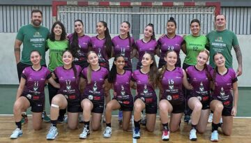 Handebol feminino tem início impecável na Liga SC Juvenil