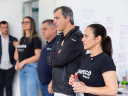 Prefeito e primeira dama de Criciúma visitam obras e projetos de Chapecó