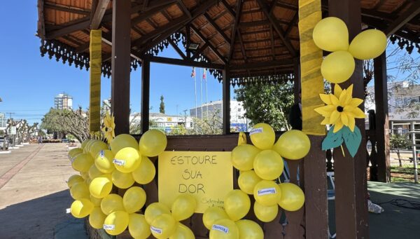 Secretaria de Saúde promove ação do Setembro Amarelo em Xaxim