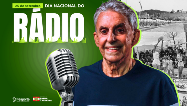 Comendador do esporte de SC celebra o dia Nacional do Rádio e relembra coberturas dos Jogos Abertos